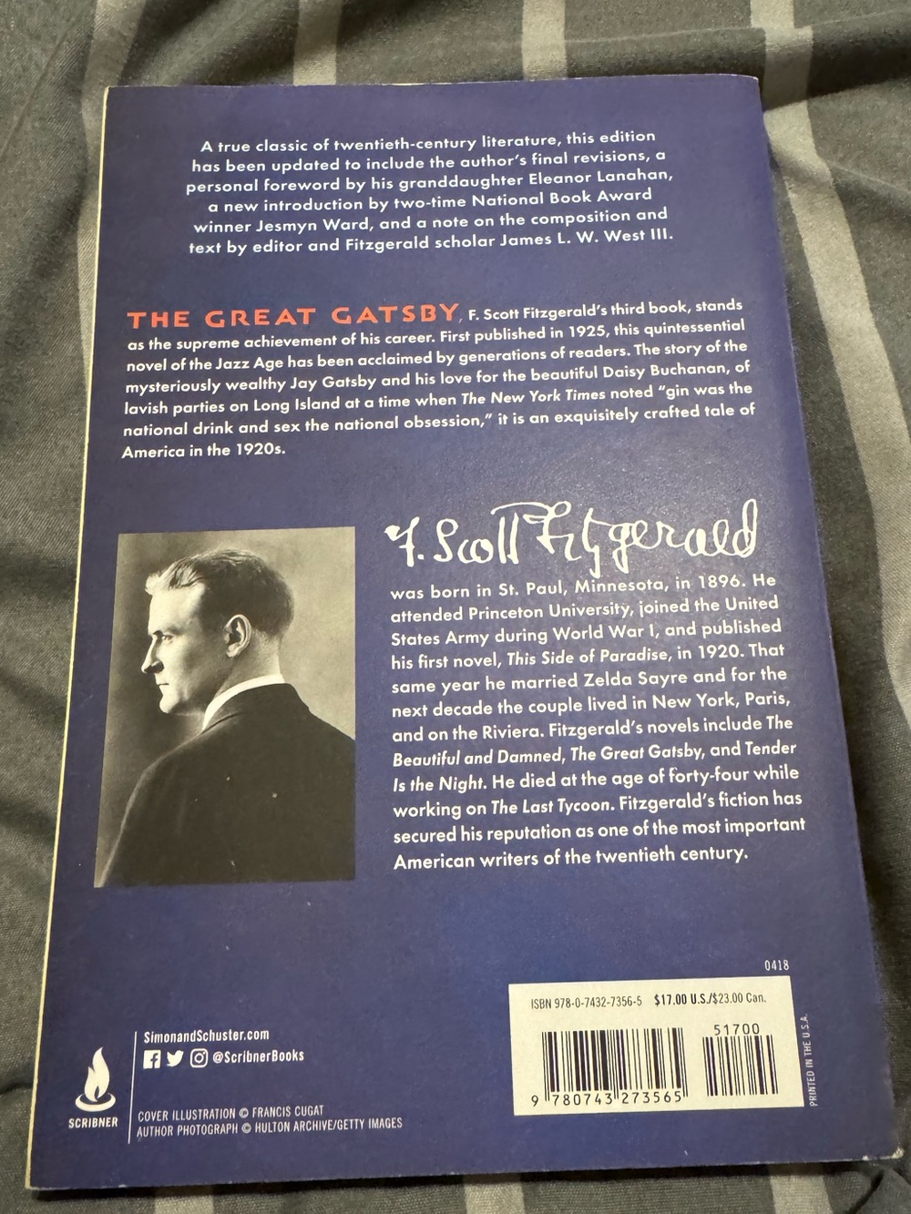 F. Scott Fitzgerald - The Great Gatsby Paperback - Picture 3 of 3